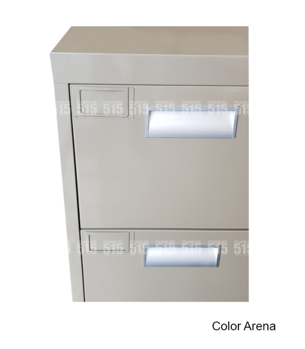 Archivero Metálico 3 Gavetas Color Arena archivero - muebles515.com